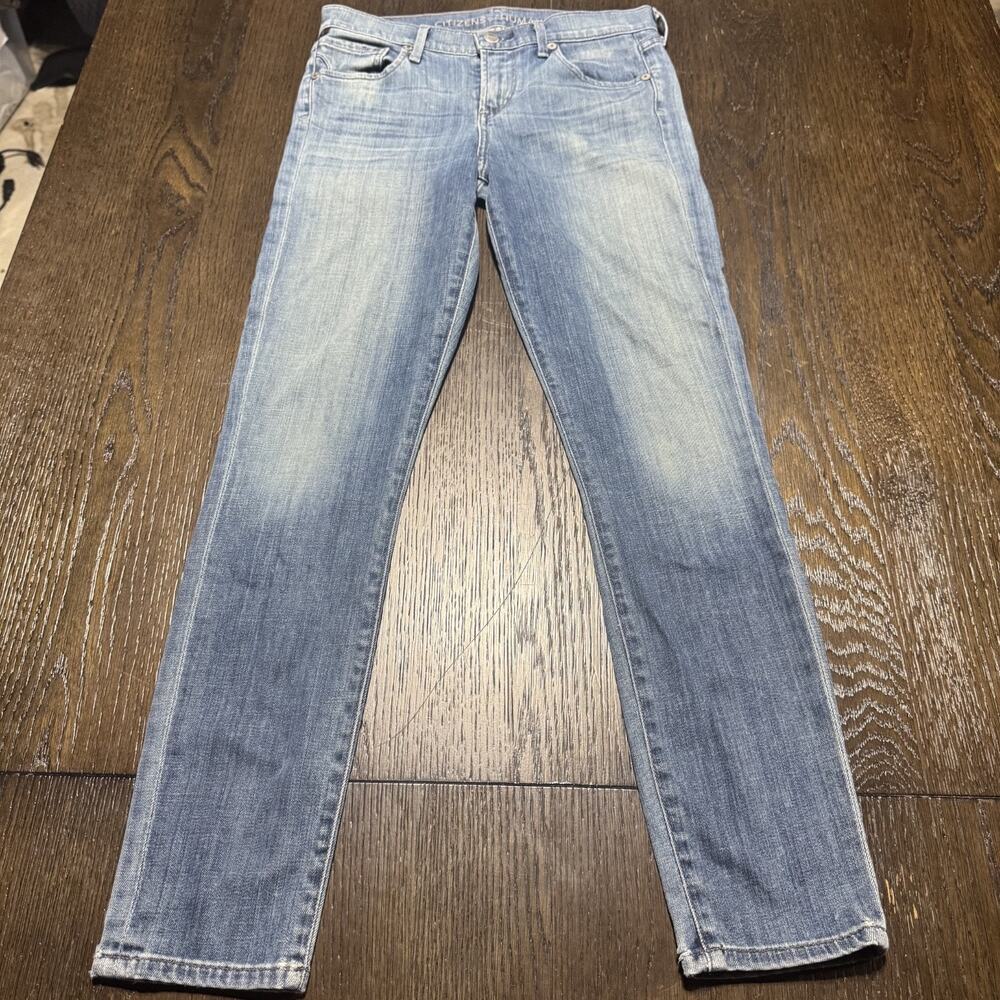 Citizen Of Humanity Thompson Medium Rise Skinny Blue size 26